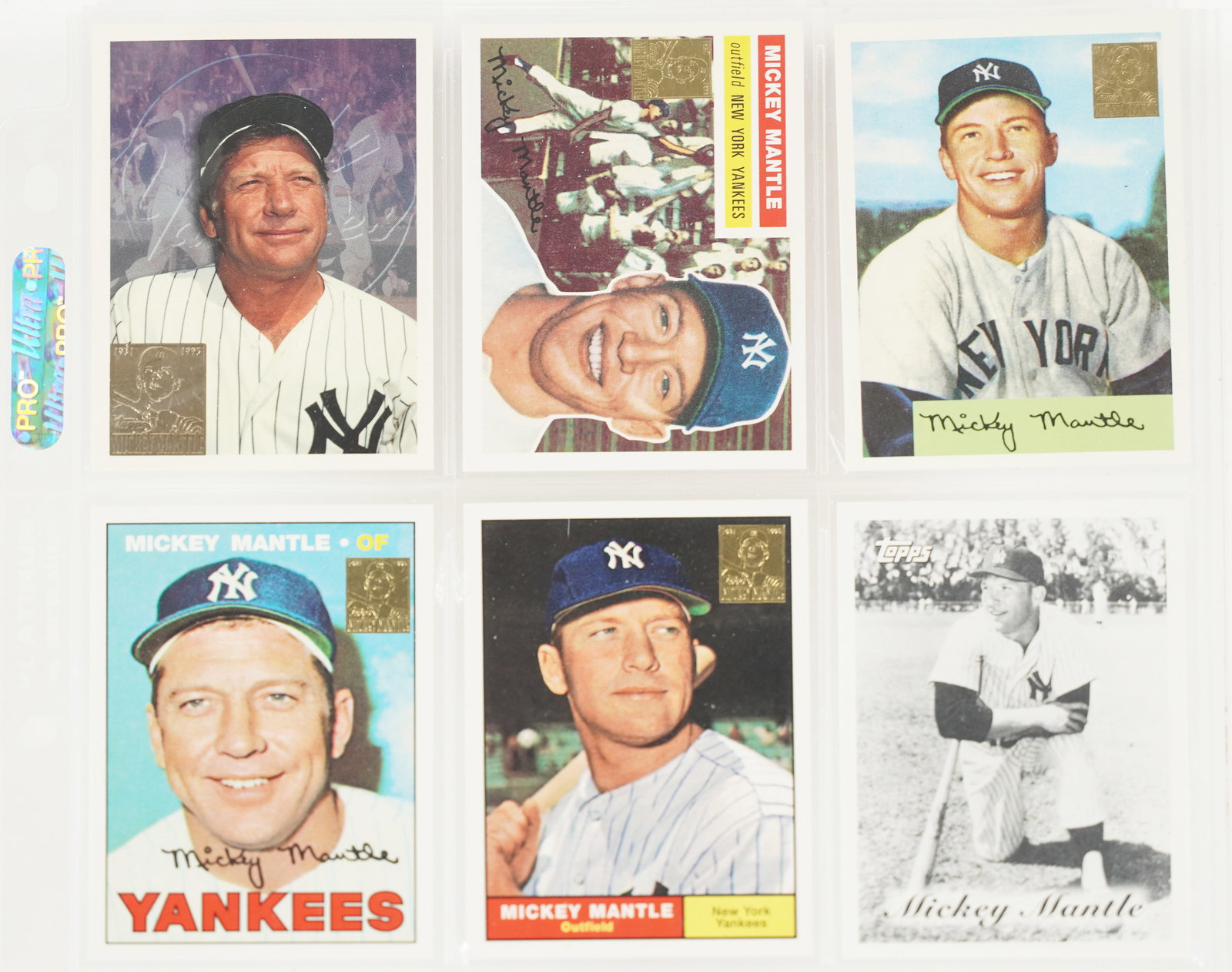 6 Mickey Mantle cards 1996 (1 of 7)