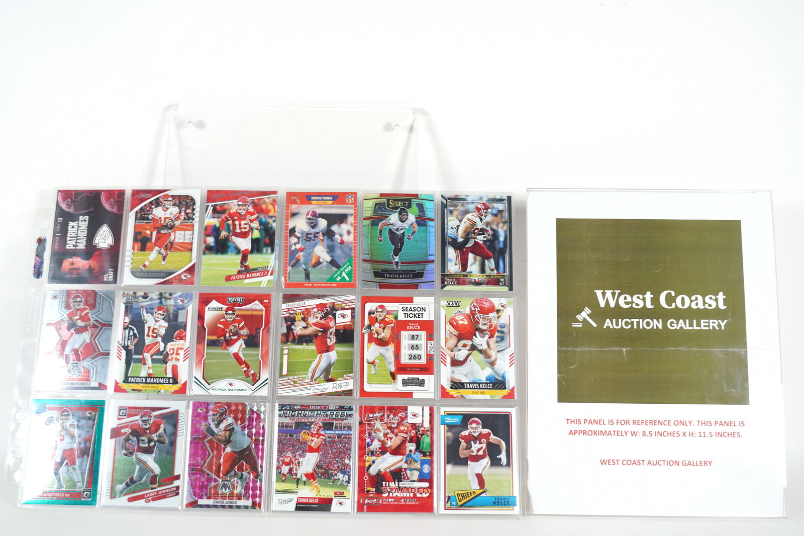 18 NFL football cards (1 of 6)