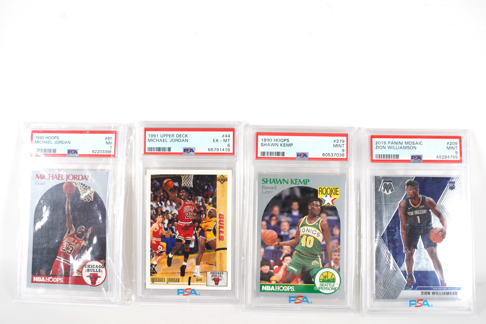 4 PSA NBA cards (1 of 7)