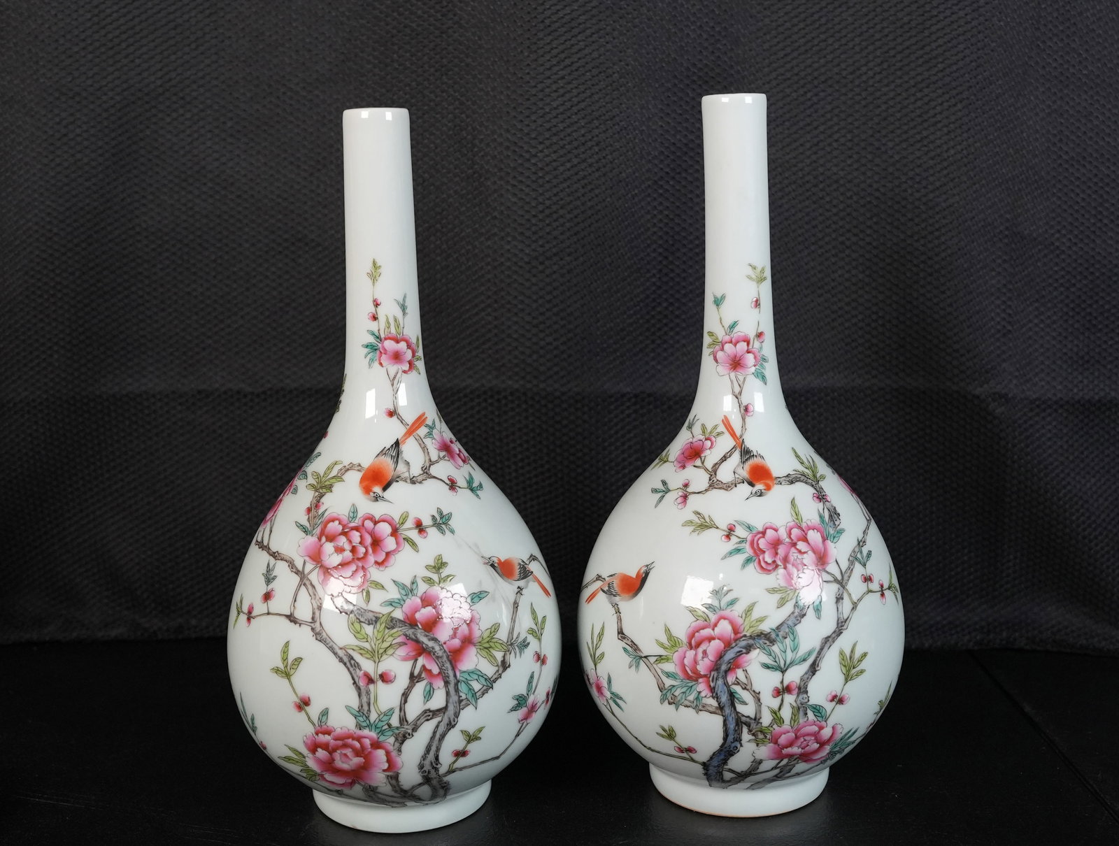 2 Chinese floral vase (1 of 6)