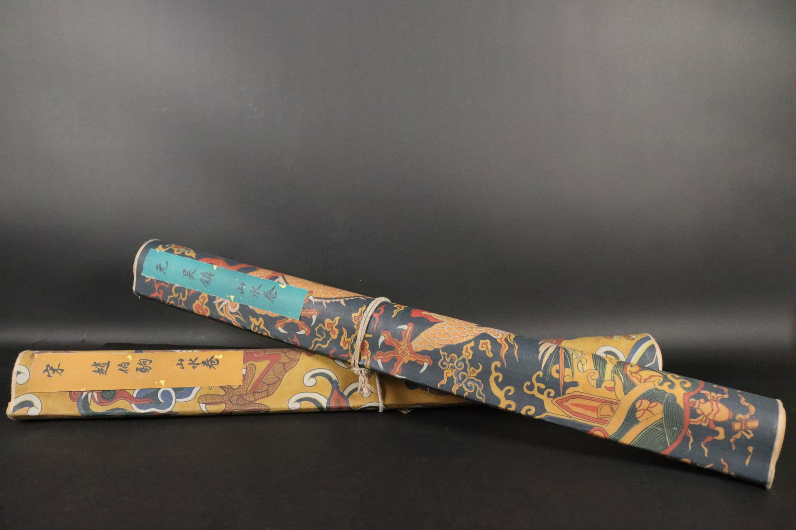 2 Chinese fine long scrolls (1 of 9)