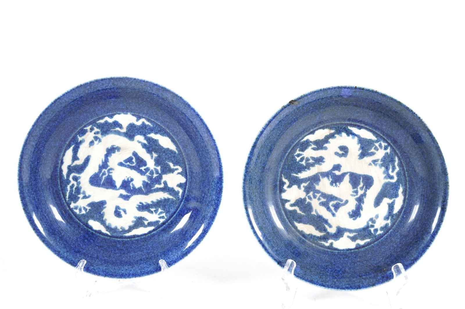 2 Chinese dragon plates (1 of 5)