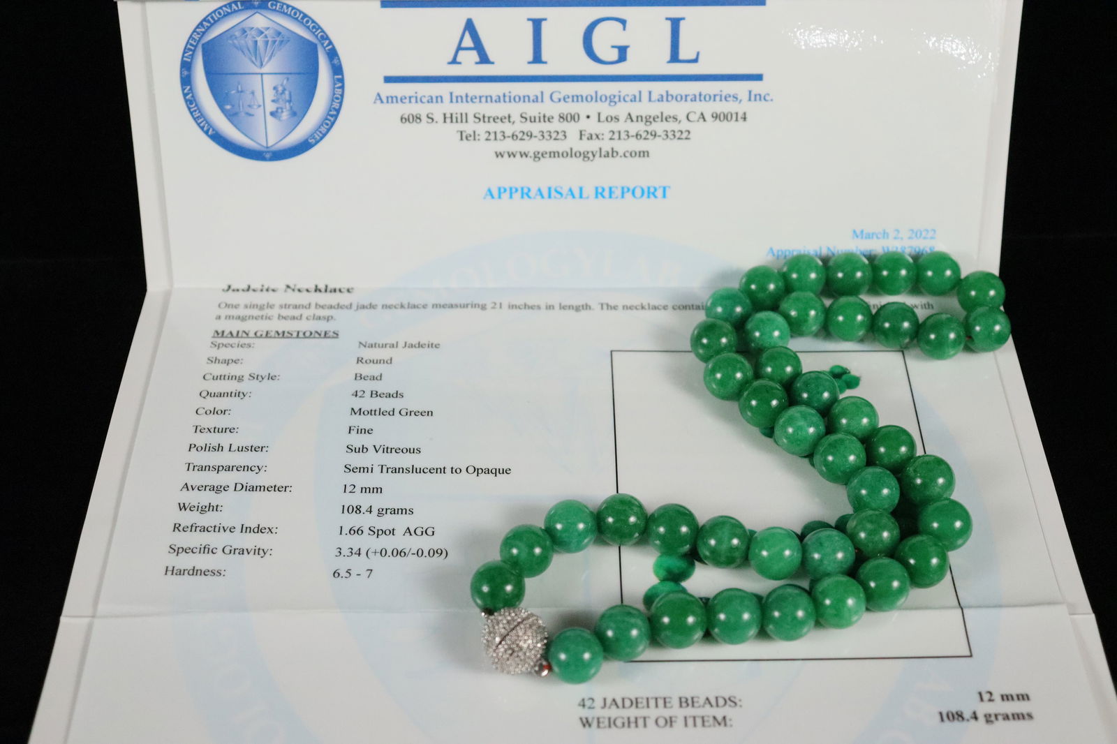 Chinese fine beaded necklace (1 of 6)