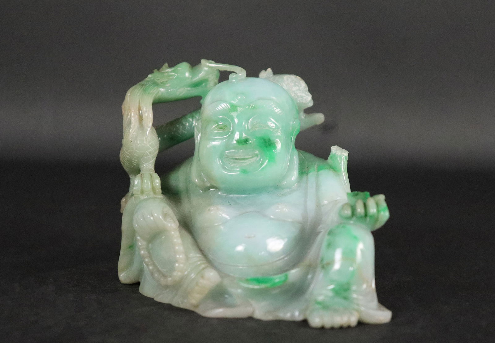 Chinese fine jadeite buddha (1 of 7)