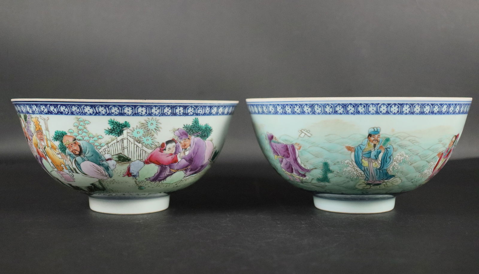 2 Chinese large bowls (1 of 7)