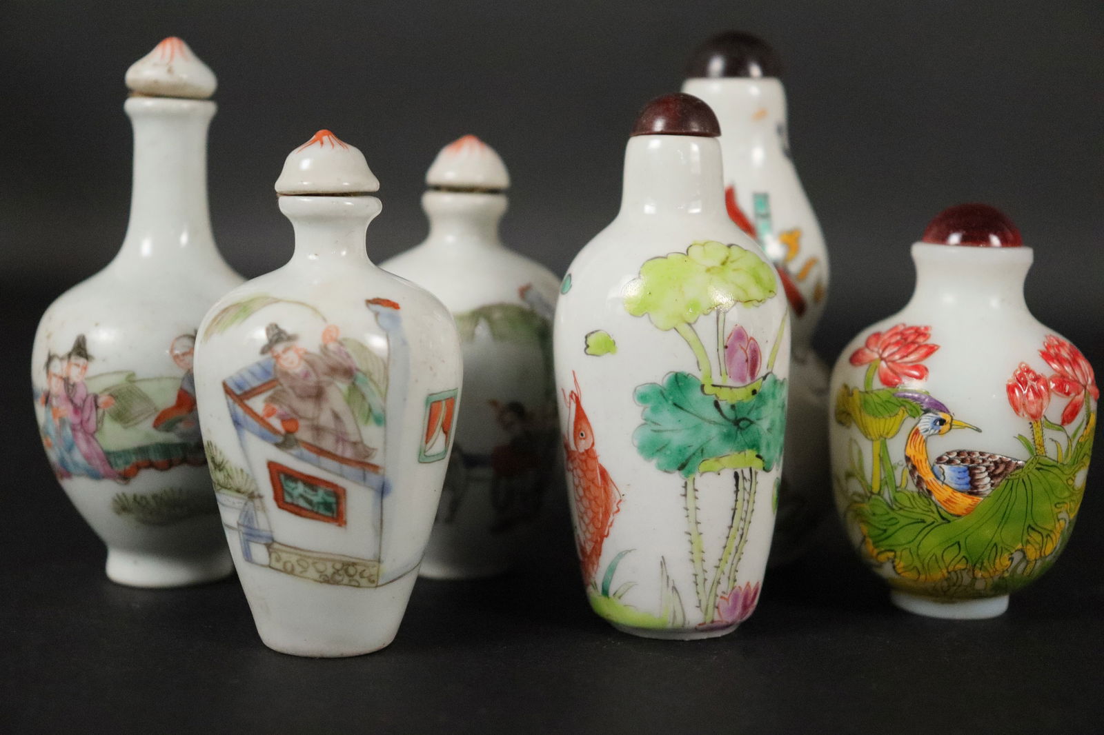 Lots Chinese snuff bottles (1 of 7)