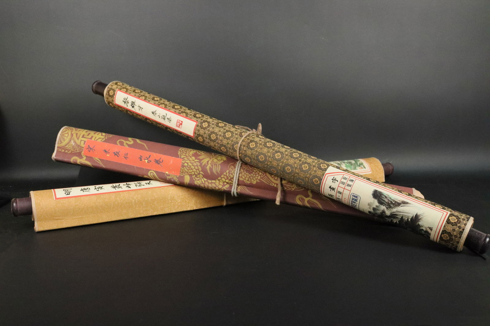 Lots Chinese long scrolls (1 of 9)