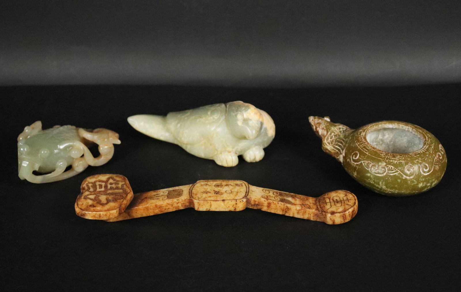 Lots Chinese stone items (1 of 6)