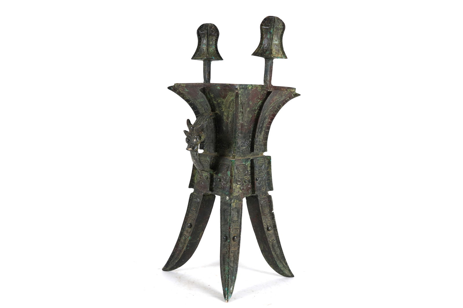 Chinese important bronze vessel (1 of 6)