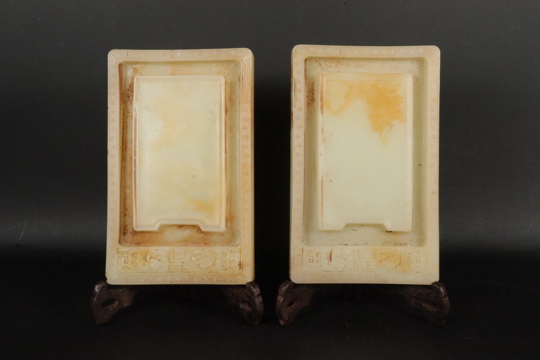 2 Chinese jade like ink stone (1 of 6)