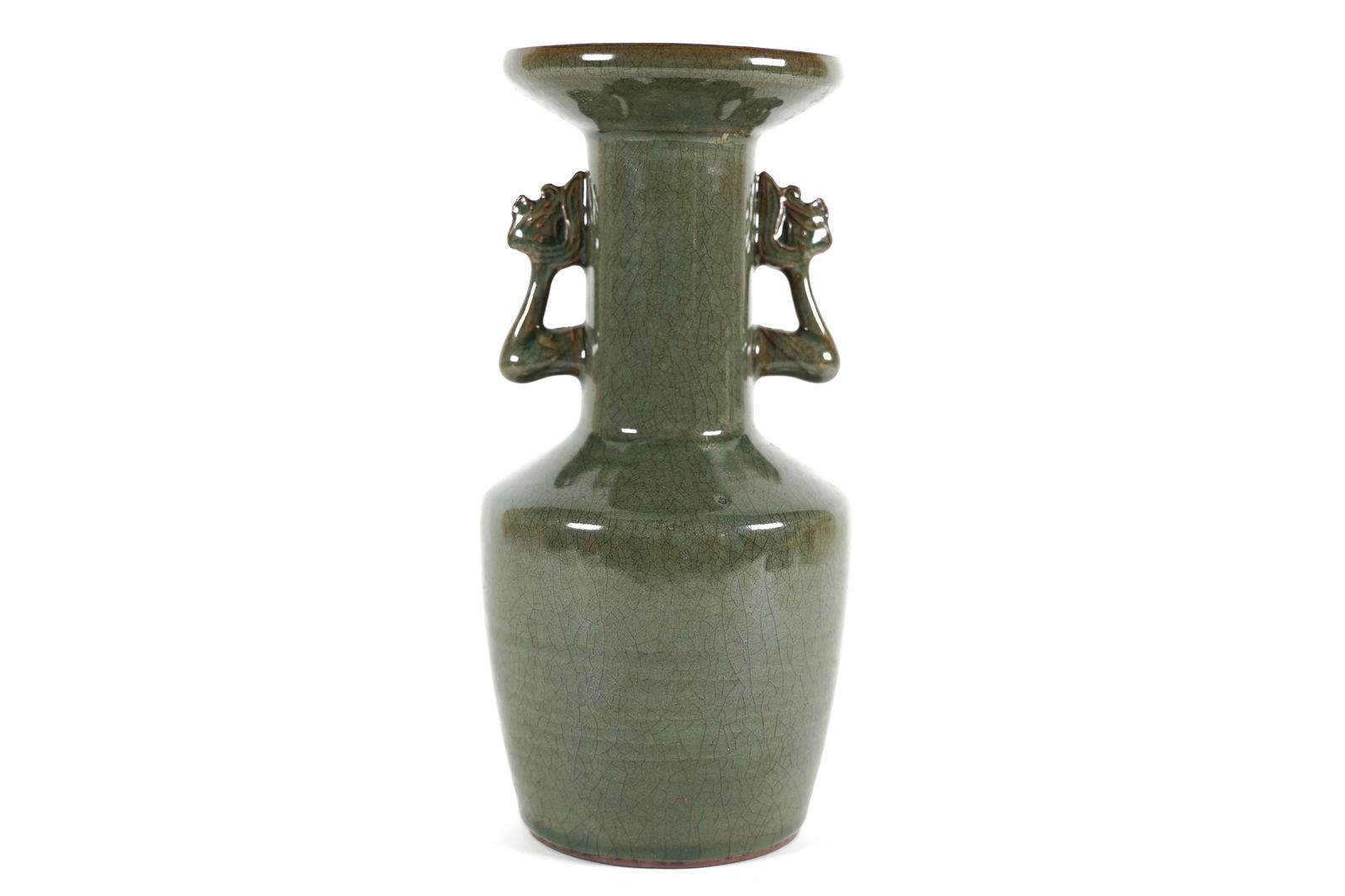 Chinese fine handled vase (1 of 6)