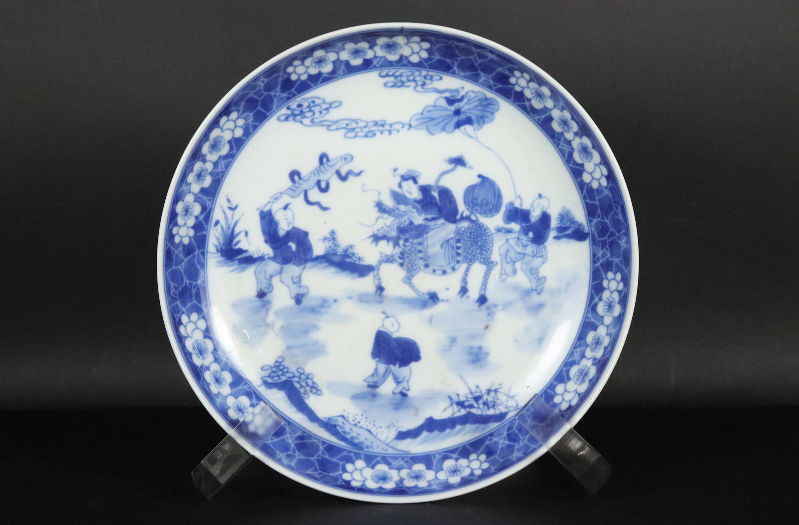 Chinese b/w fine plate (1 of 7)
