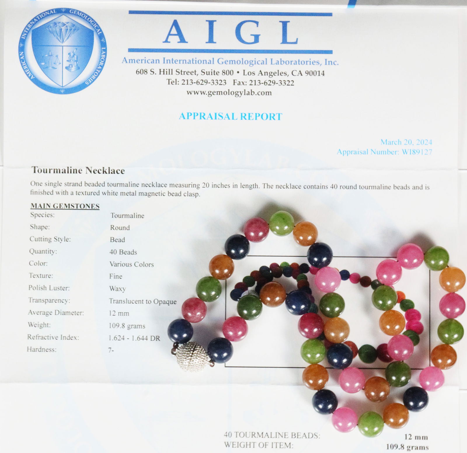 Chinese fine bead item (1 of 7)