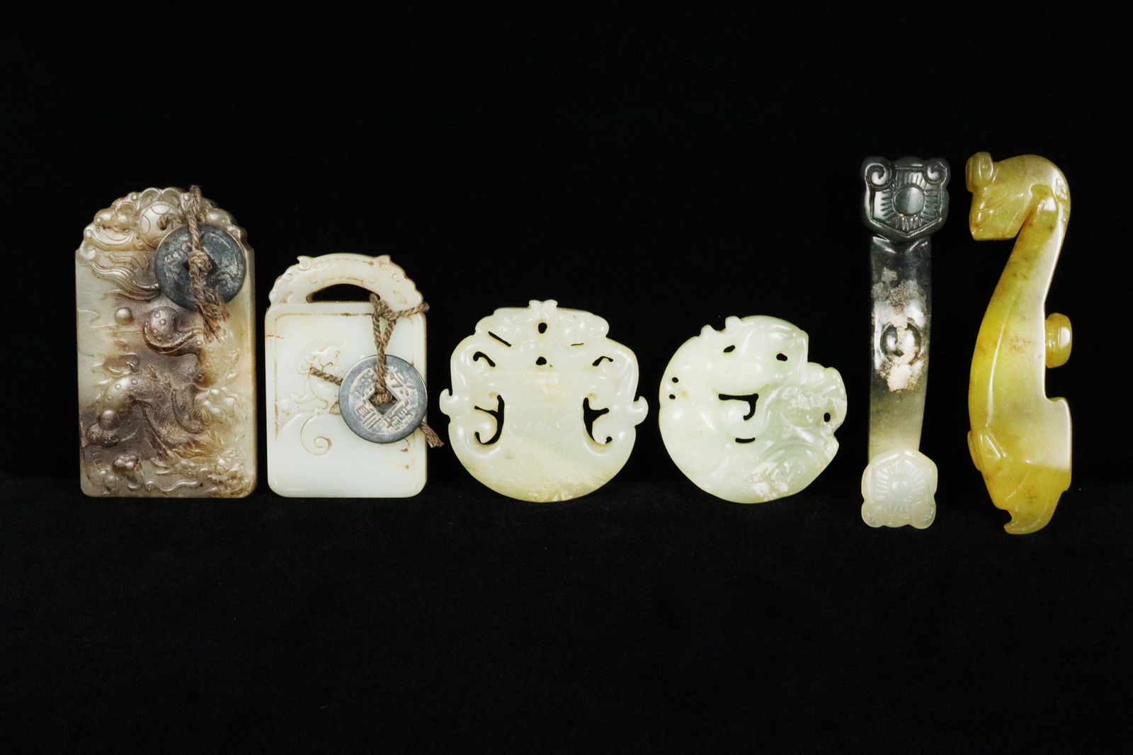 Lots Chinese stone items (1 of 6)