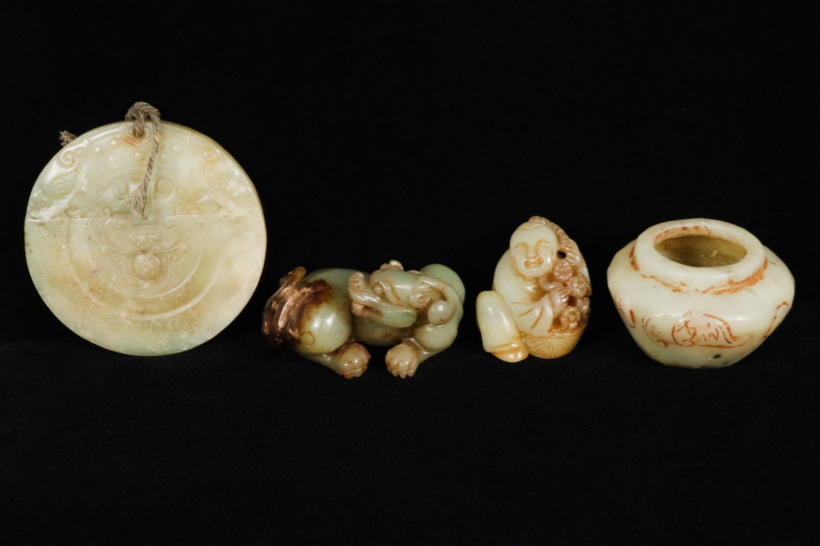 Lots Chinese stone items (1 of 6)