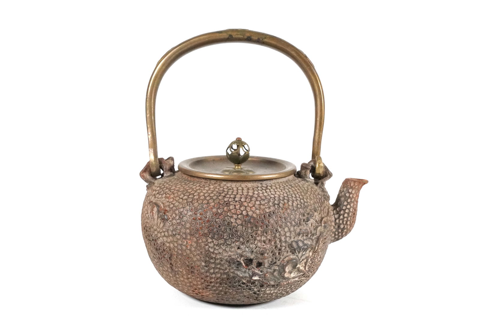 Chinese bronze carved pot (1 of 6)