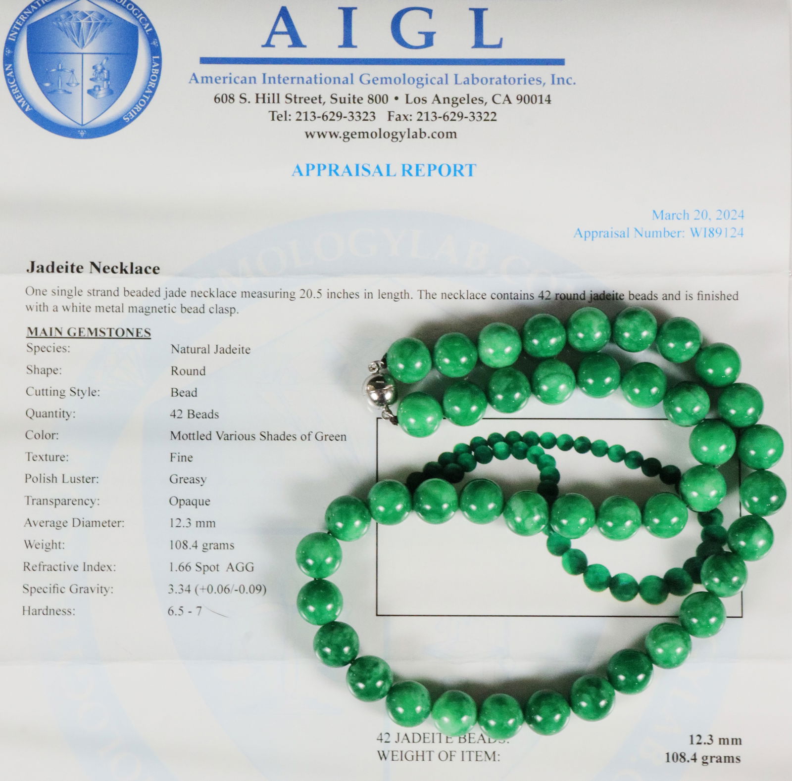 Chinese fine bead necklace (1 of 7)