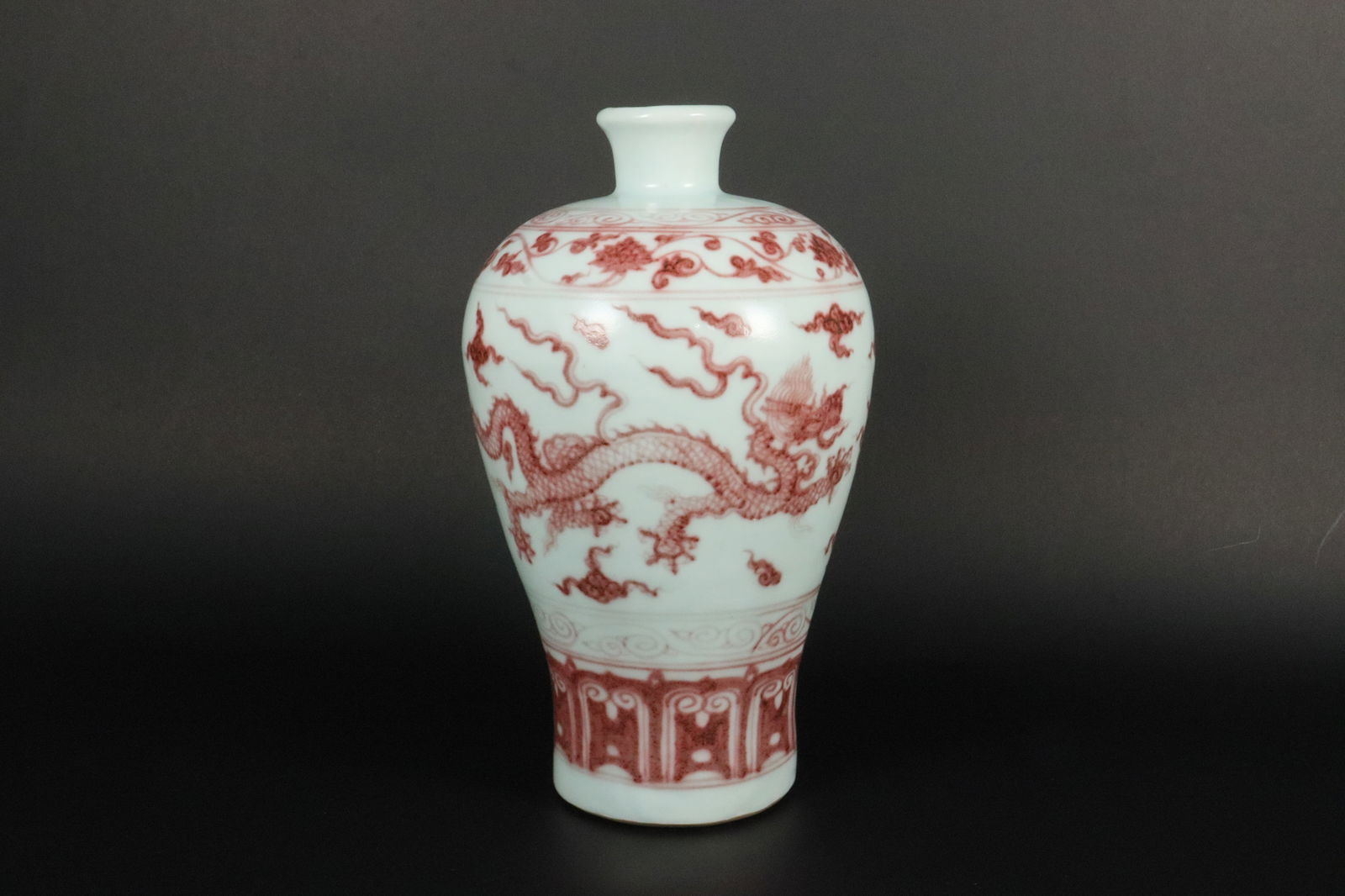 Chinese copper red vase (1 of 7)