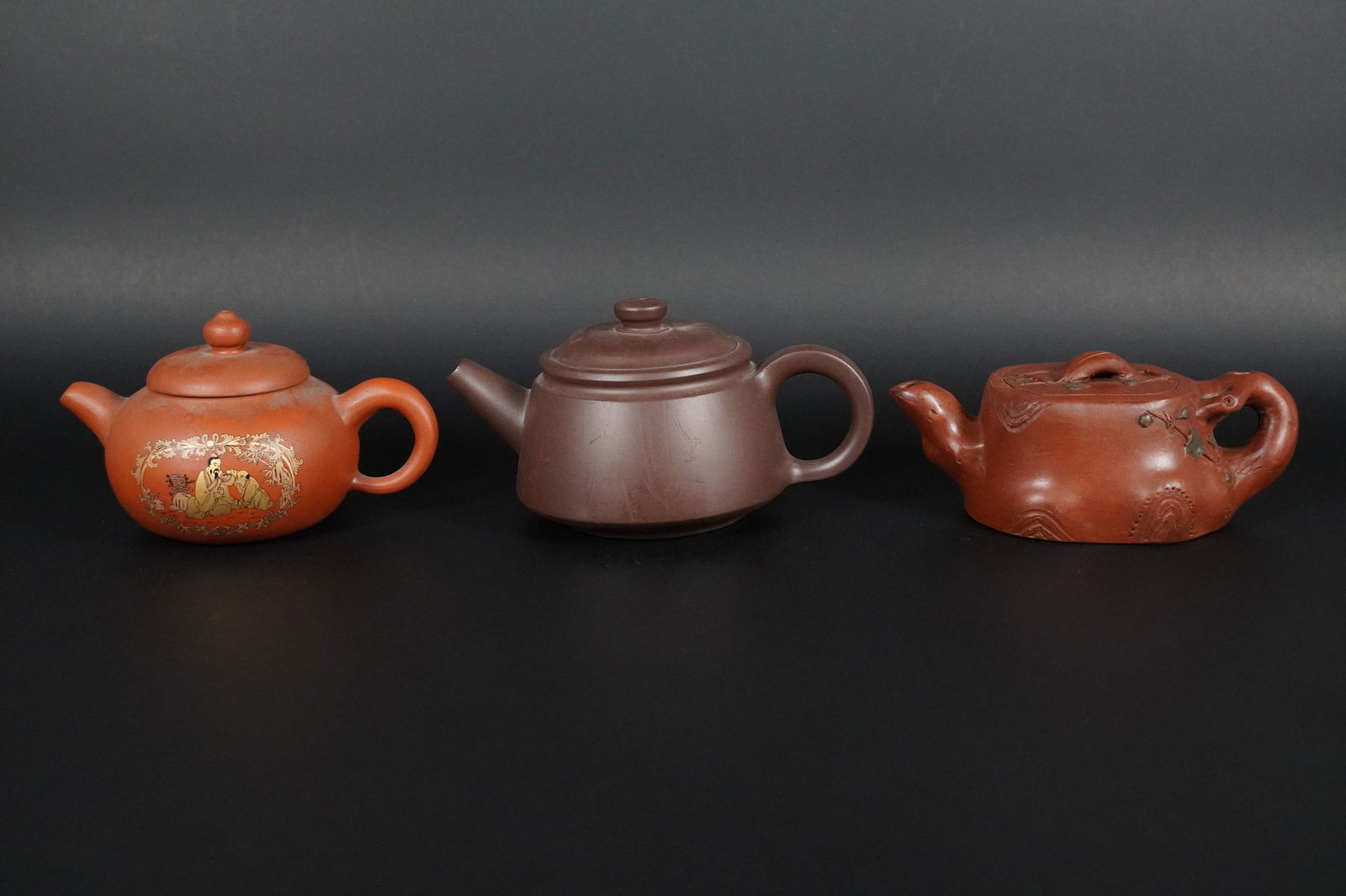 Lots Chinese clay teapot (1 of 7)