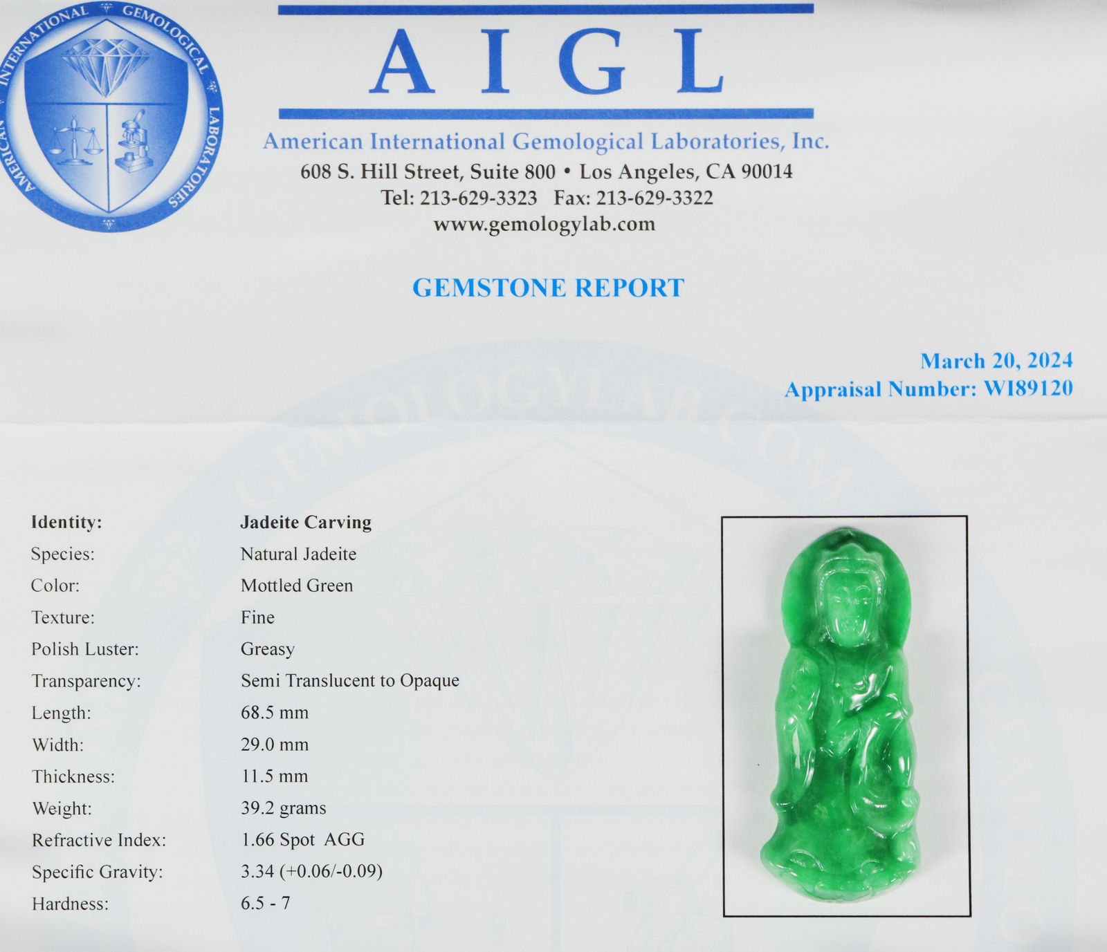 Chinese fine green pendant (1 of 7)