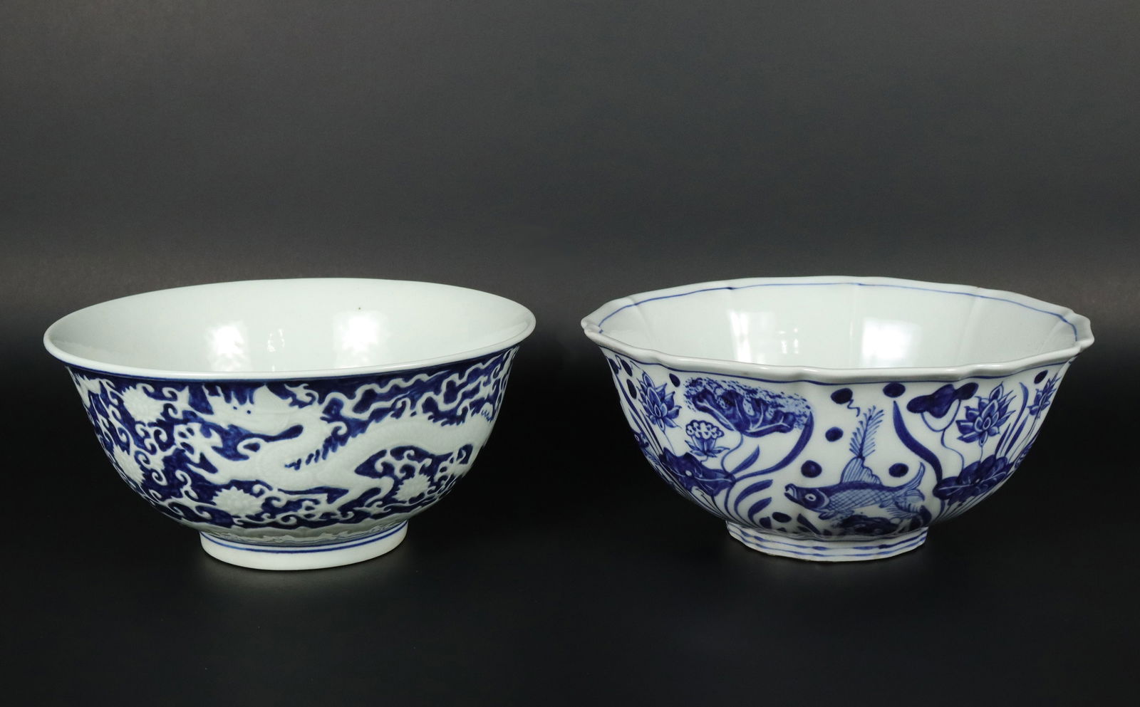 2 Chinese large bowls (1 of 7)