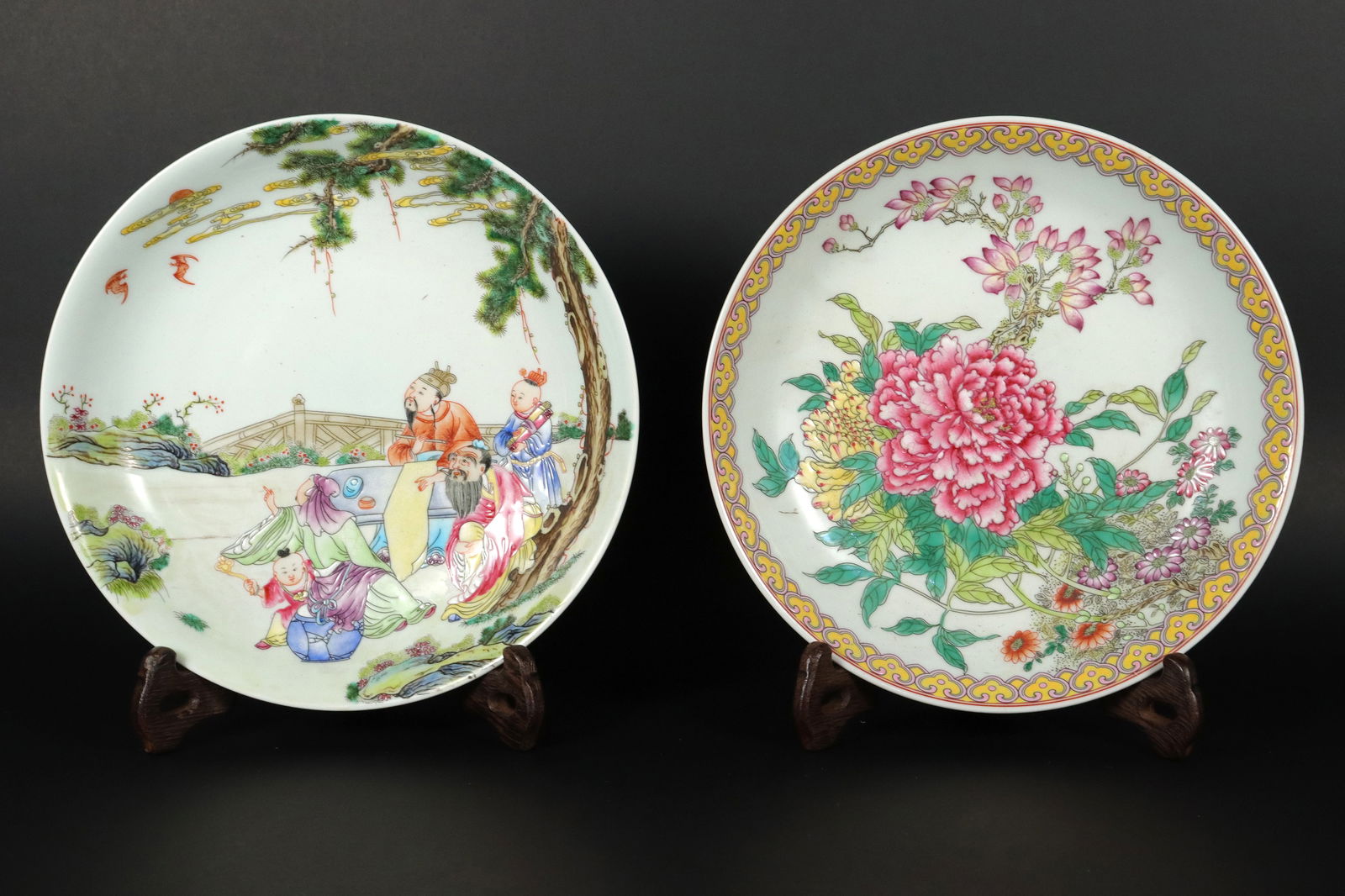 2 Chinese fine plates (1 of 7)