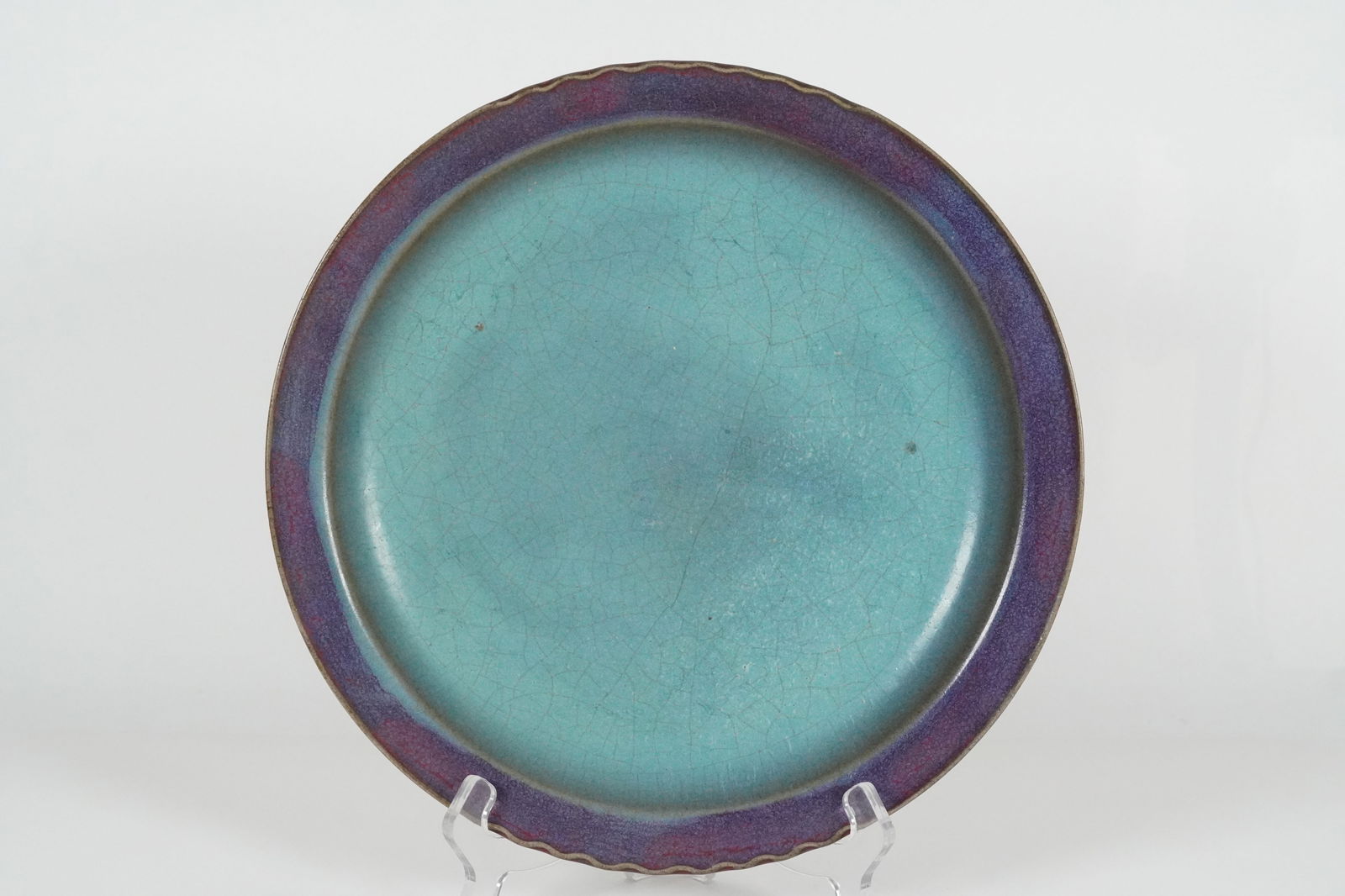 Chinese large purple plate (1 of 6)