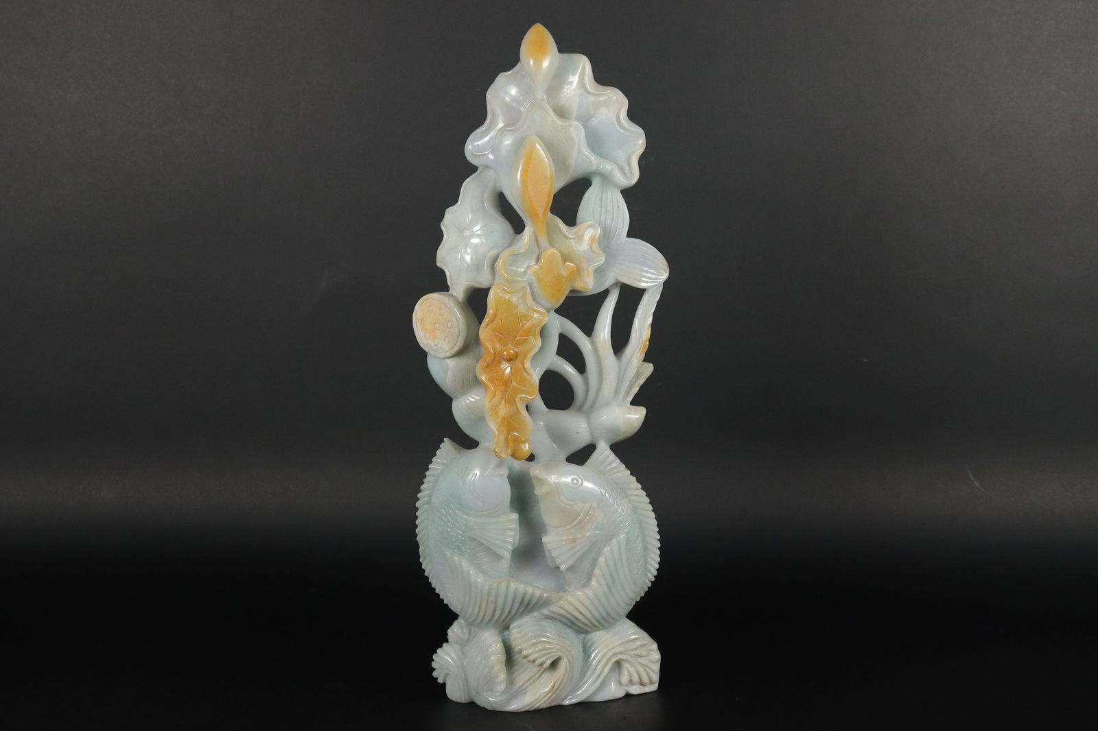 Chinese tall jadeite figure (1 of 7)