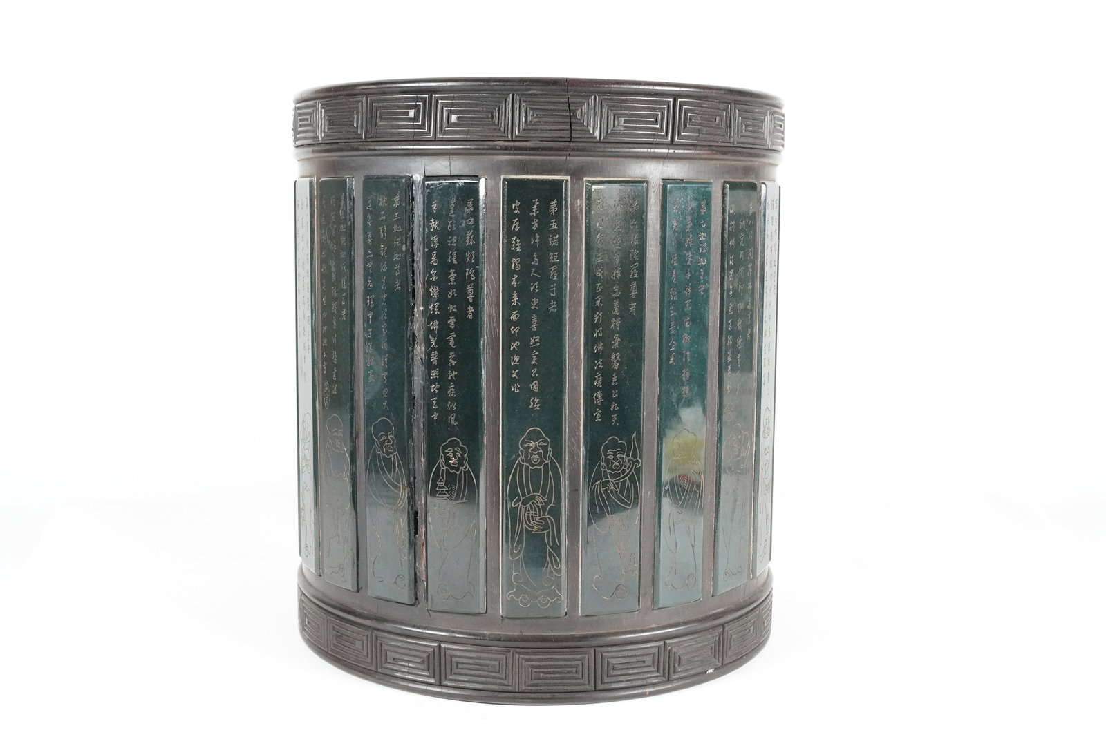 Chinese jade brush pot (1 of 9)