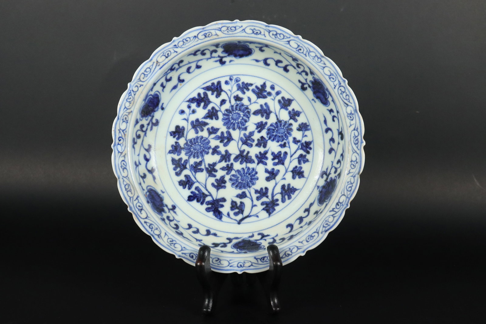 Chinese b/w fine plate (1 of 7)