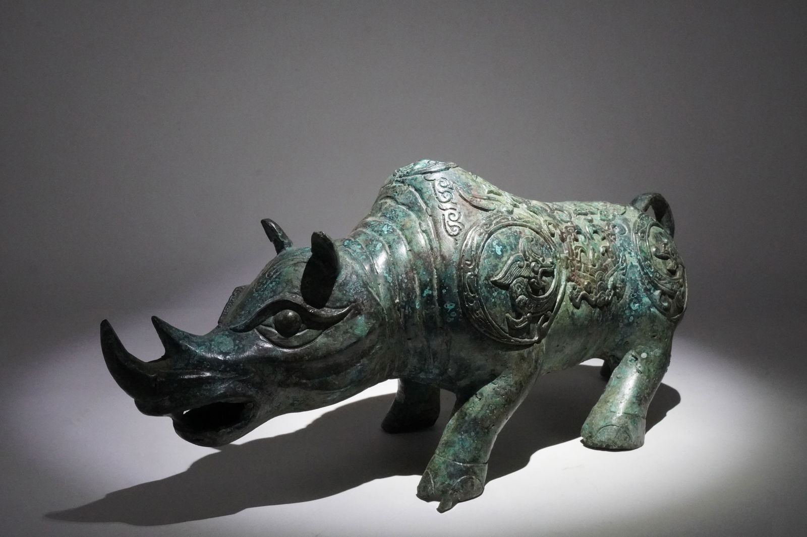 Chinese bronze rhino (1 of 7)