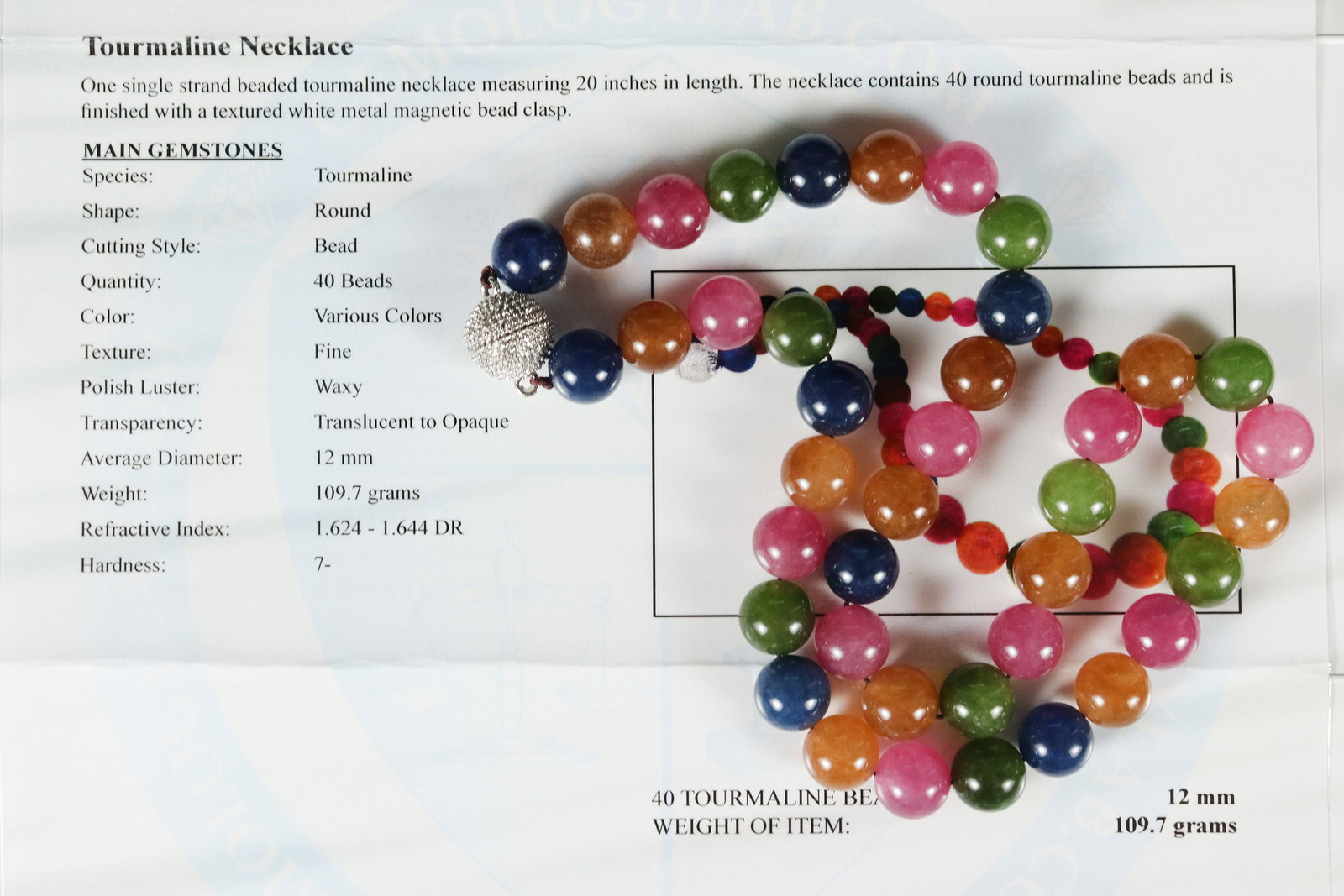 Chinese fine beaded necklace (1 of 7)