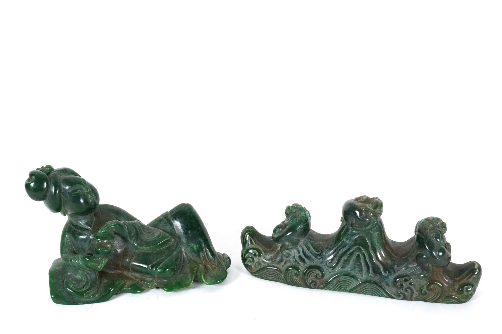 2 Chinese jade like items (1 of 7)