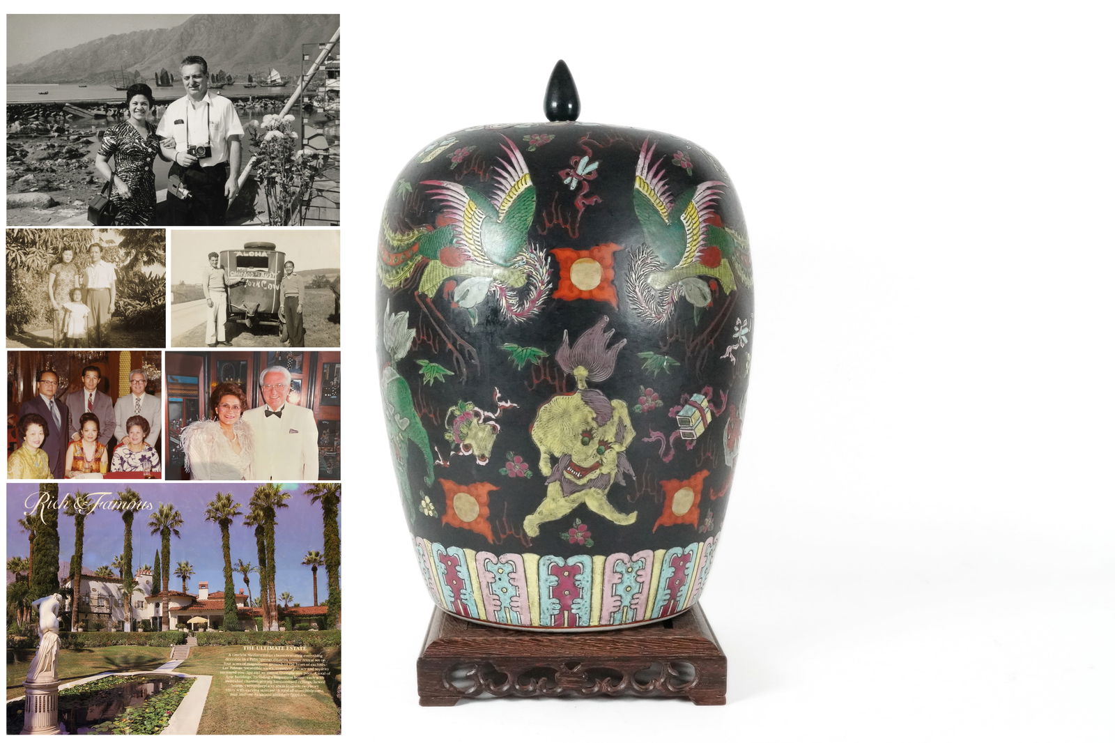 Chinese lidded jar (1 of 6)