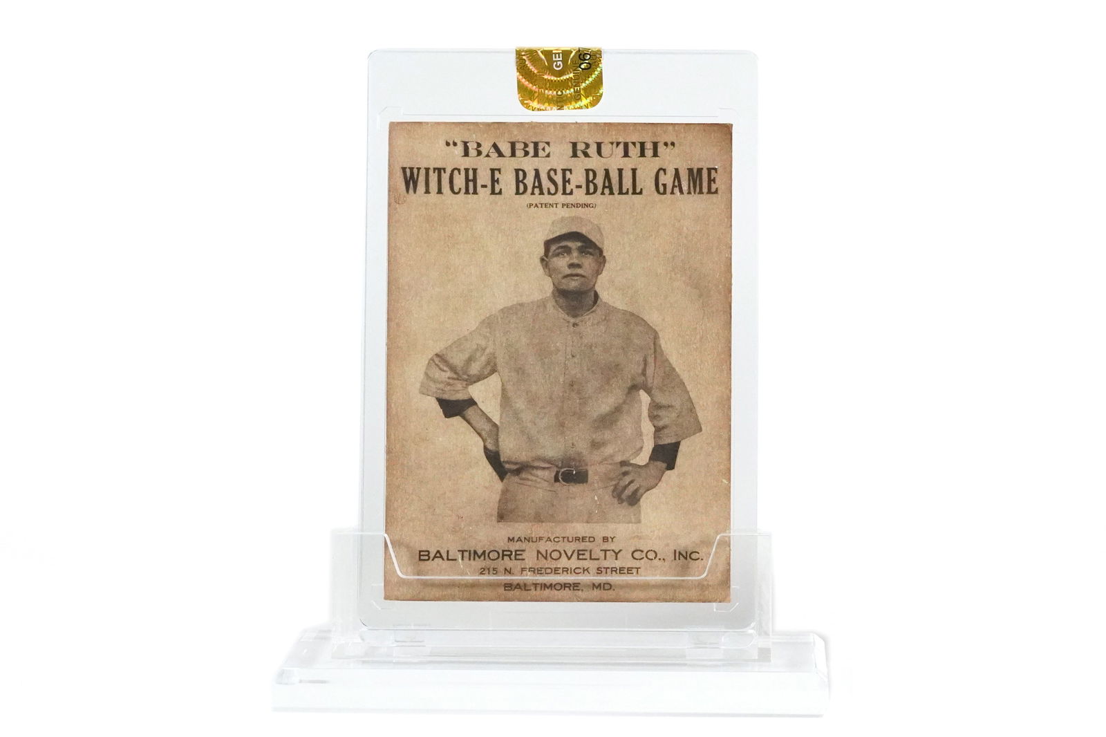 Babe Ruth baseball card (1 of 7)