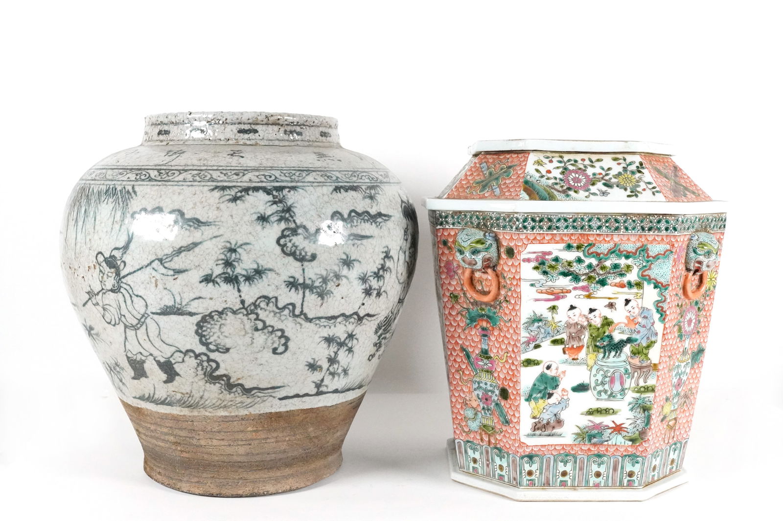 2 Chinese massive jars (1 of 8)