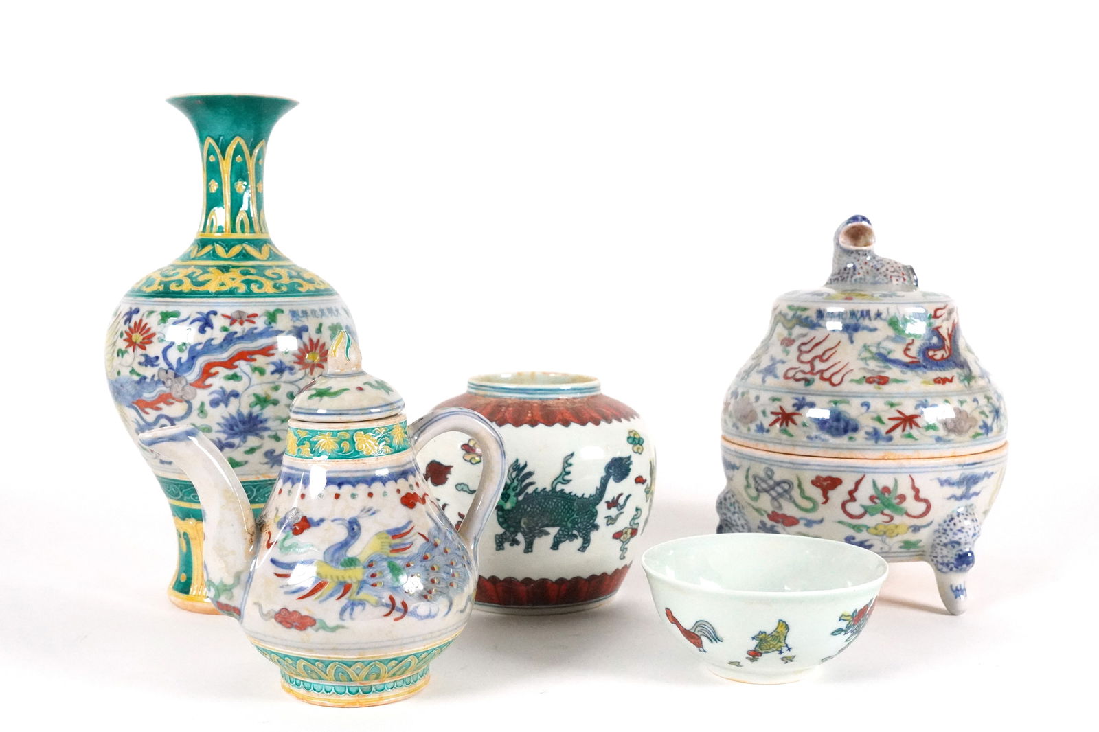 Lots Chinese fine porcelains (1 of 7)