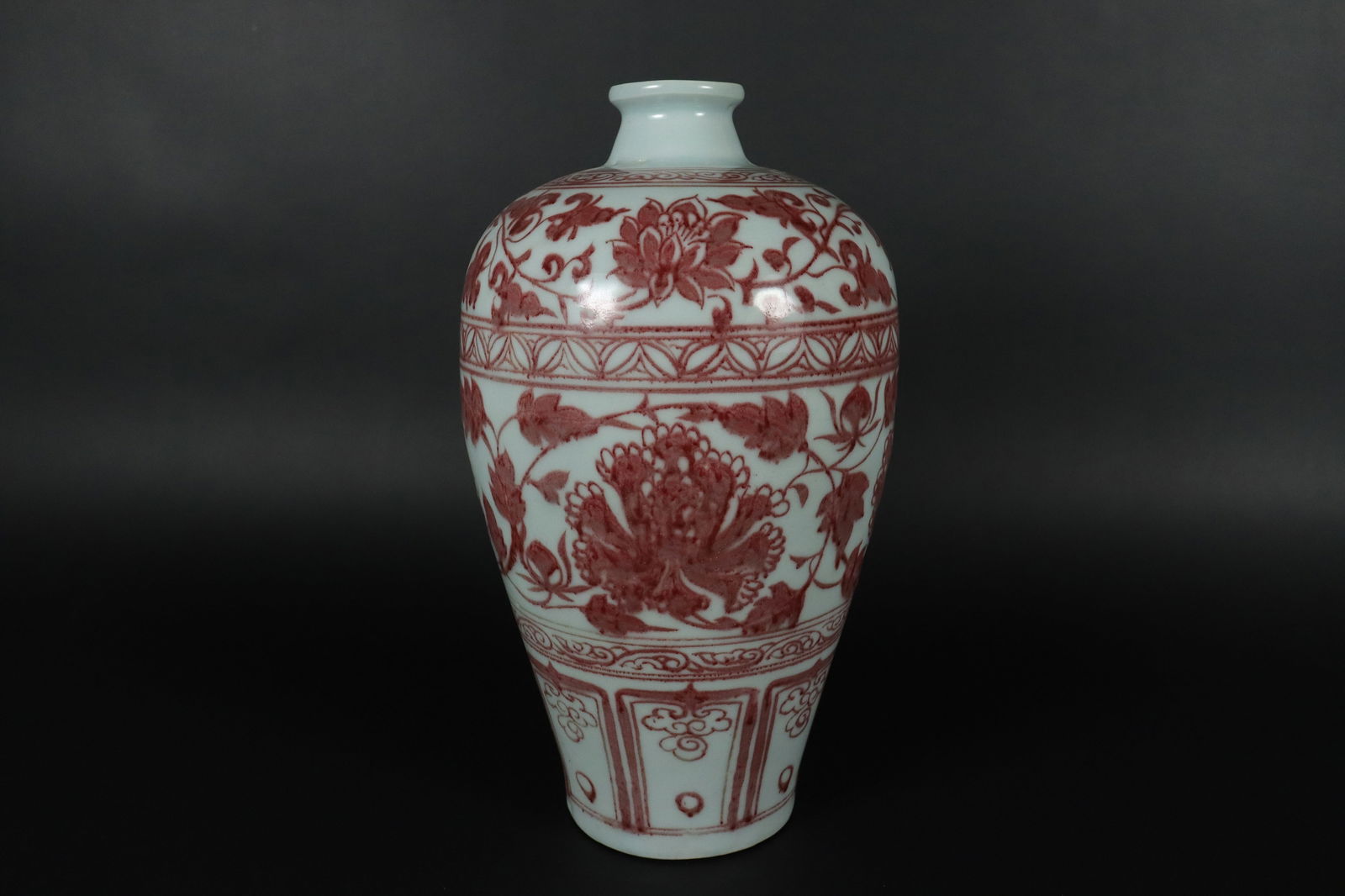 Chinese copper red vase (1 of 7)