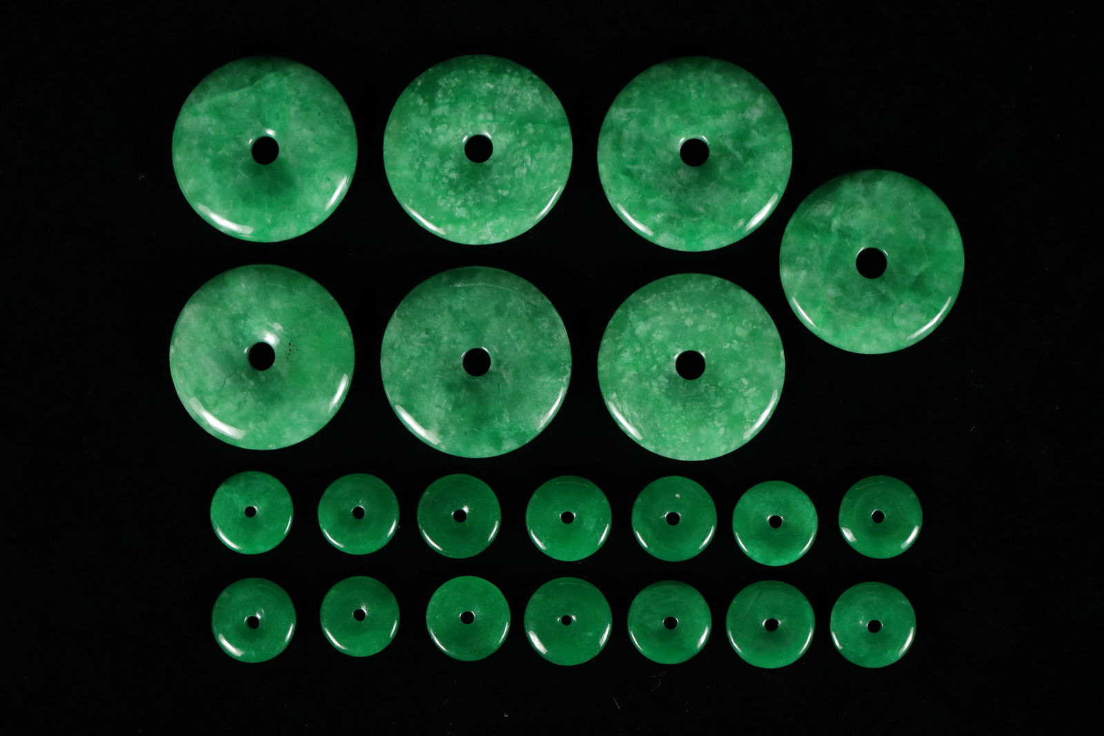 Lots Chinese carved discs (1 of 7)