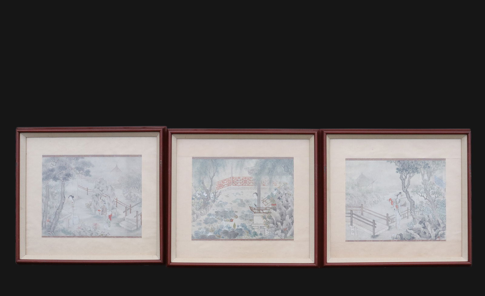 3 Chinese fine paintings (1 of 6)
