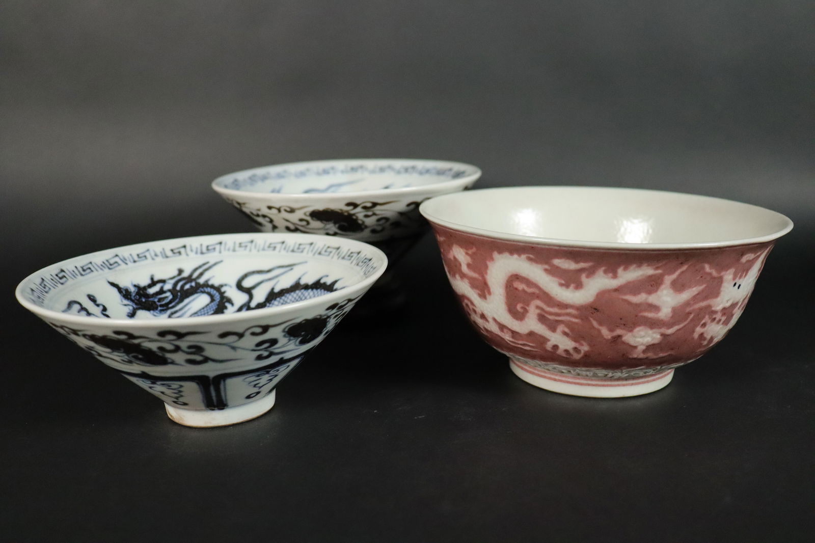 3 Chinese fine bowls (1 of 7)