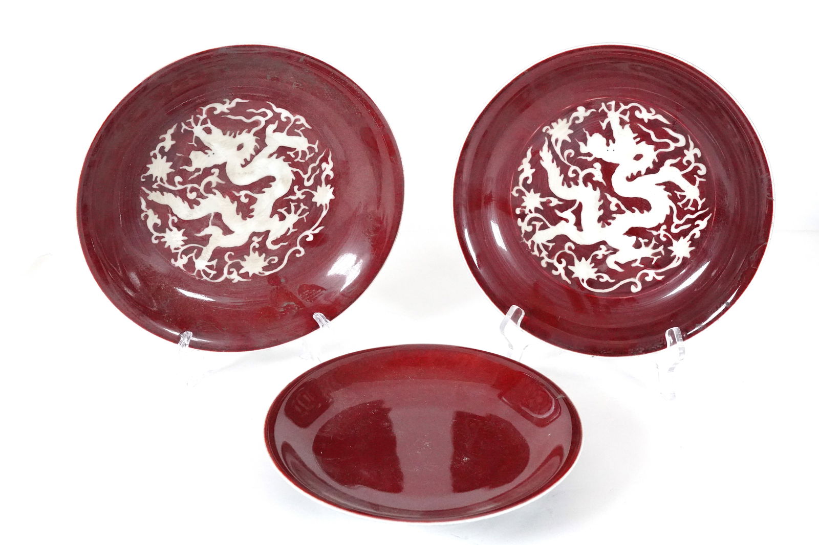 3 Chinese fine plates (1 of 6)