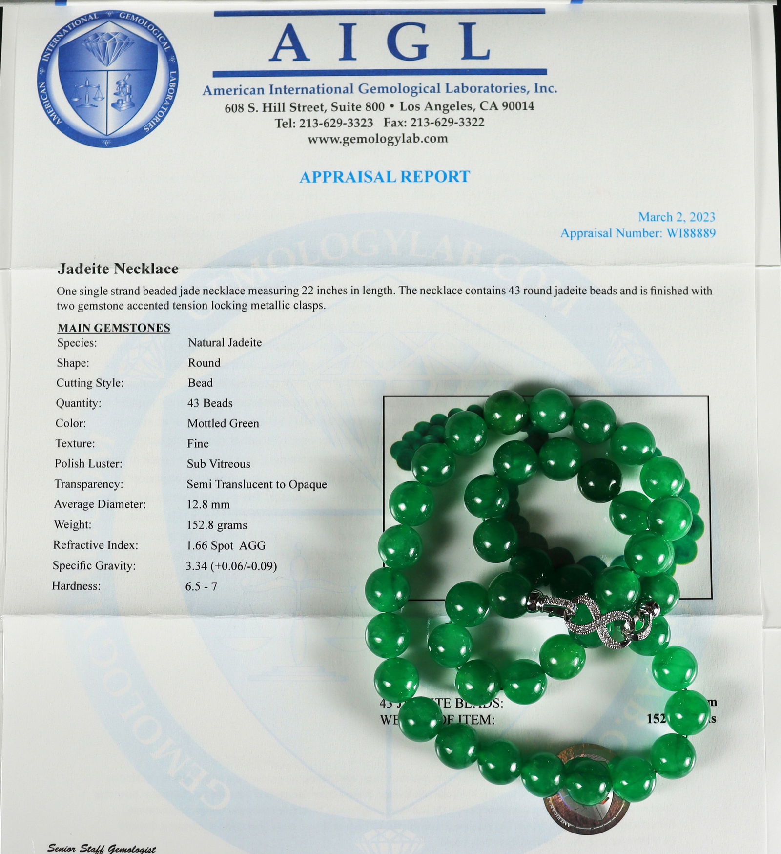 Chinese beaded necklace (1 of 7)