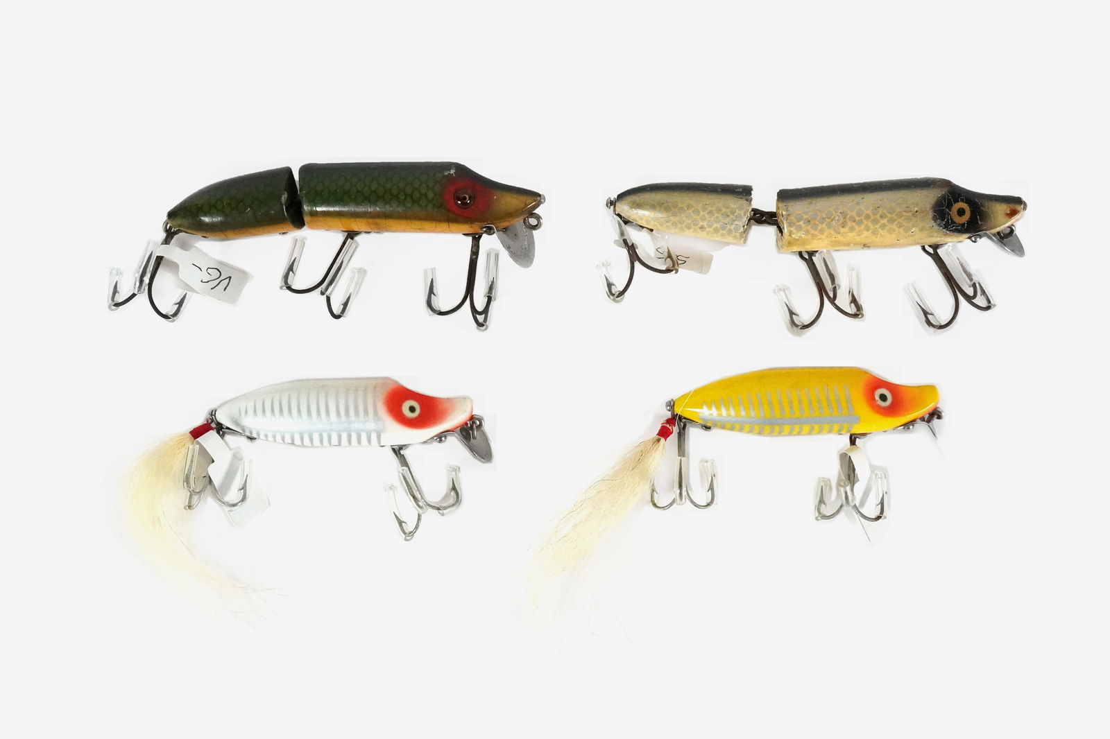 Lots antique Heddon lures (1 of 7)