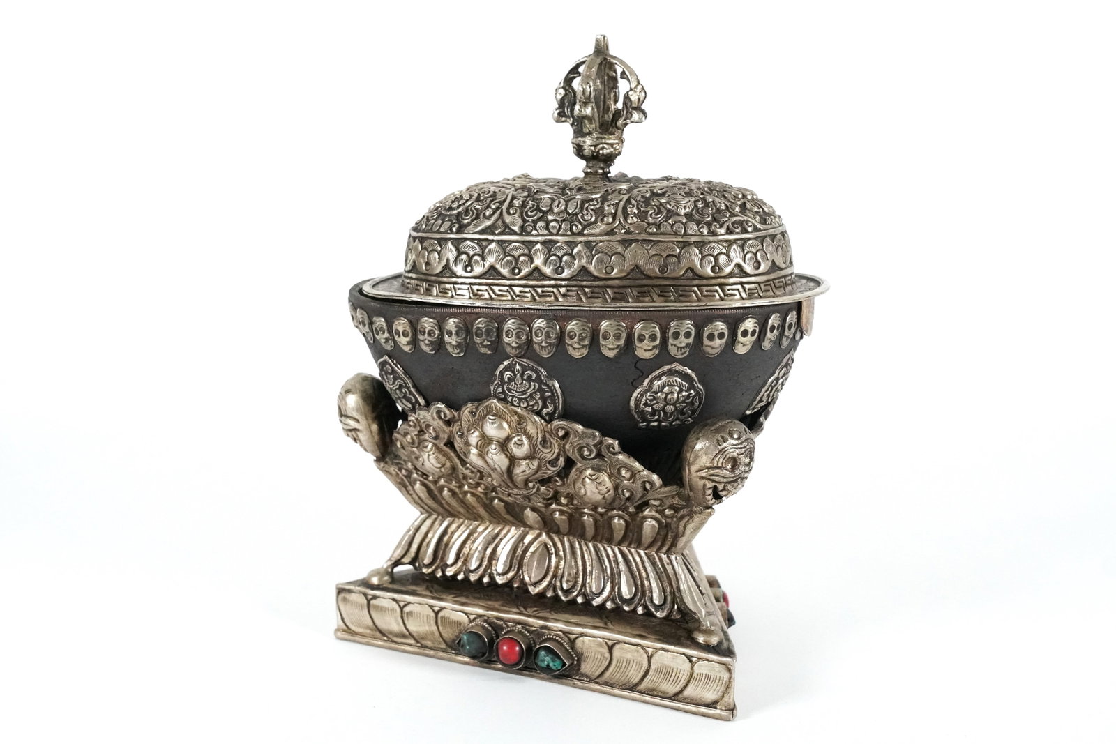 Tibetan fine kapala: Tibetan fine kapala. H: 9" x W: 6."
