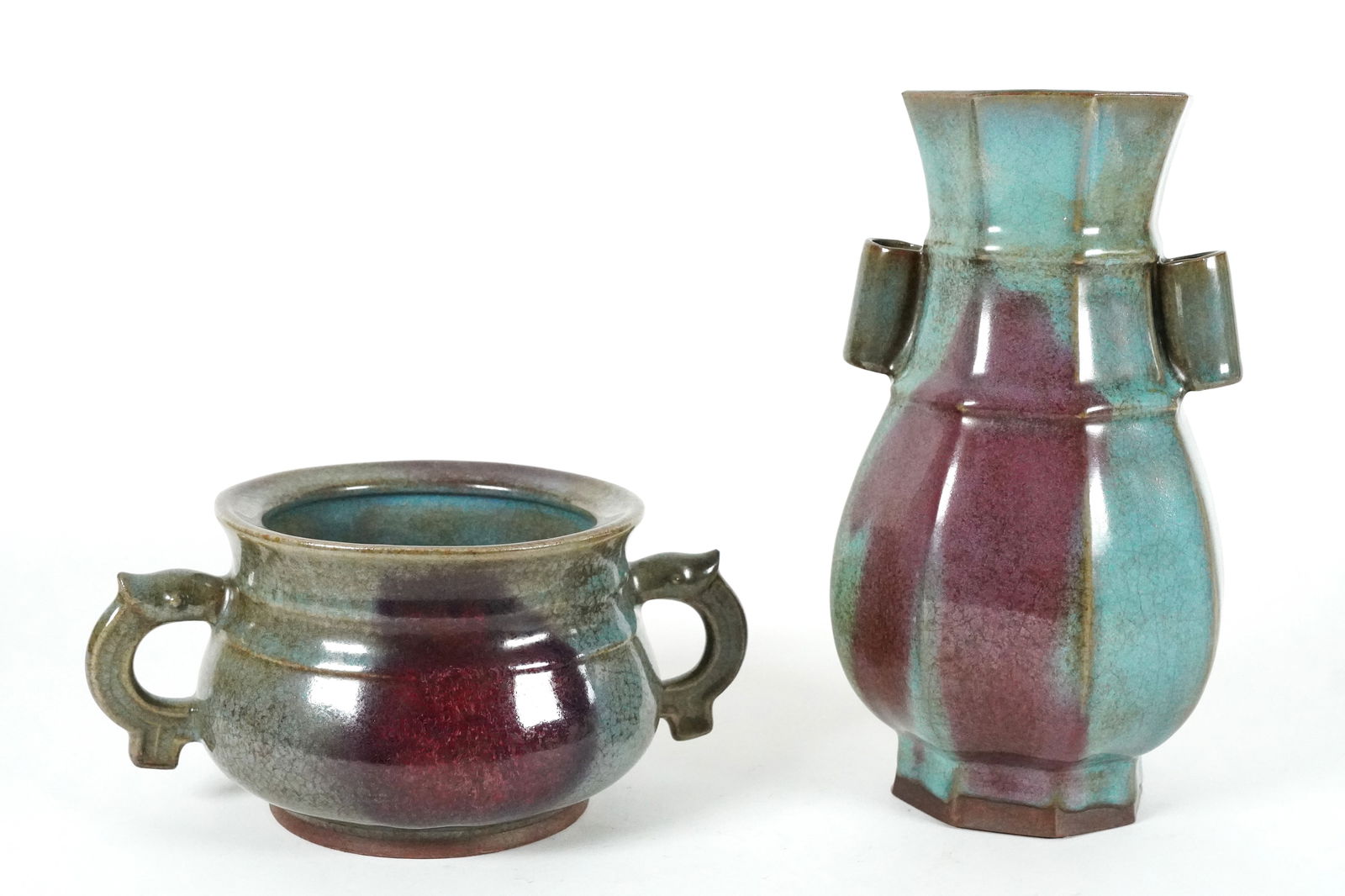 2 Chinese purple porcelains (1 of 7)