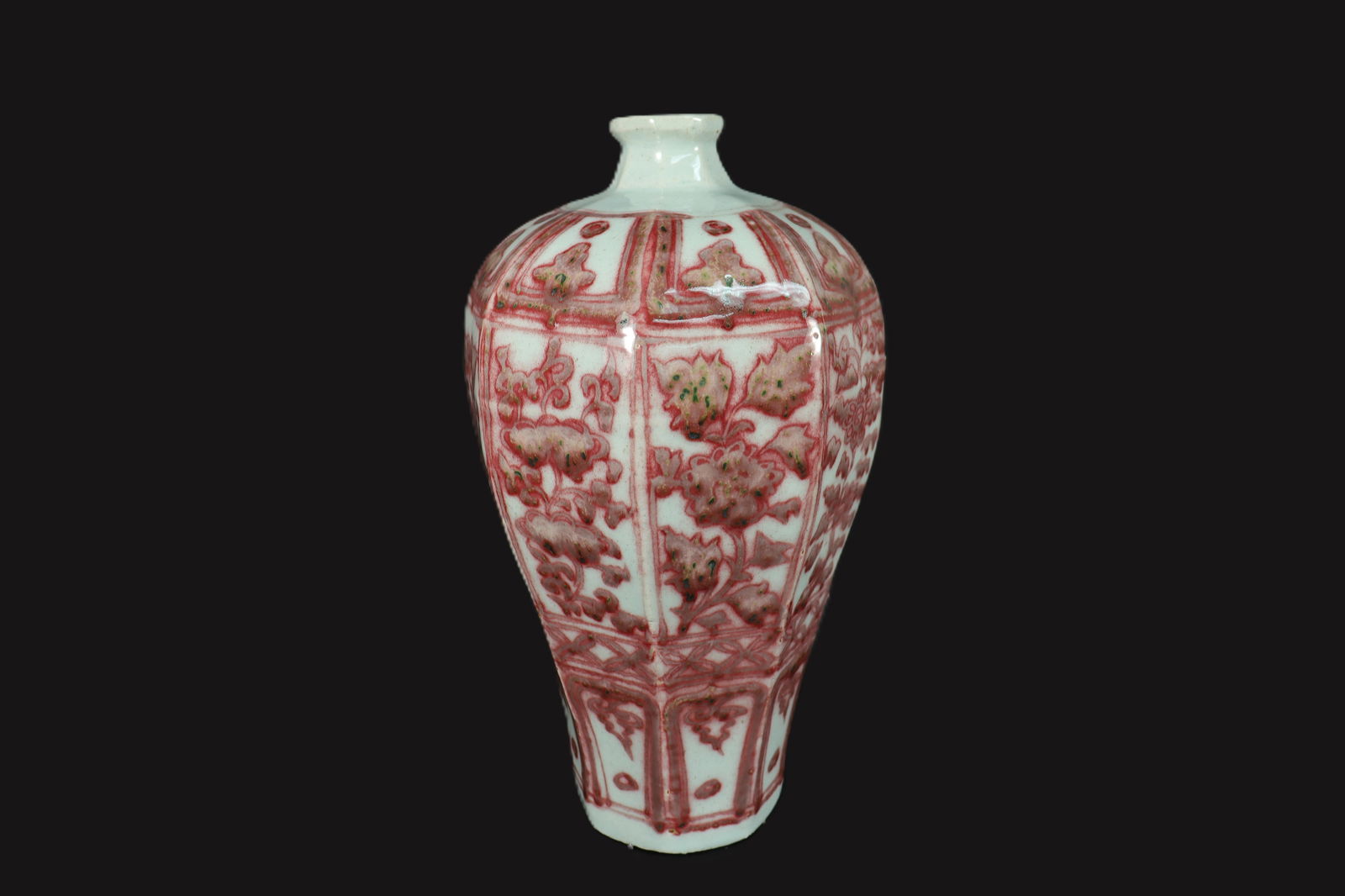 Chinese copper red vase (1 of 7)