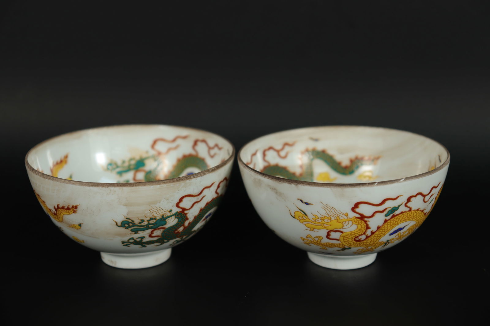 2 Chinese dragon cups (1 of 7)