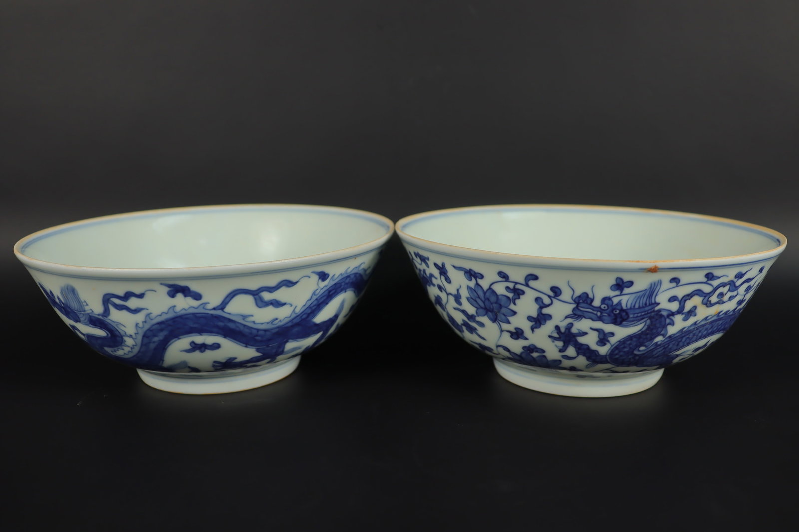 Lots Chinese b/w bowls (1 of 7)