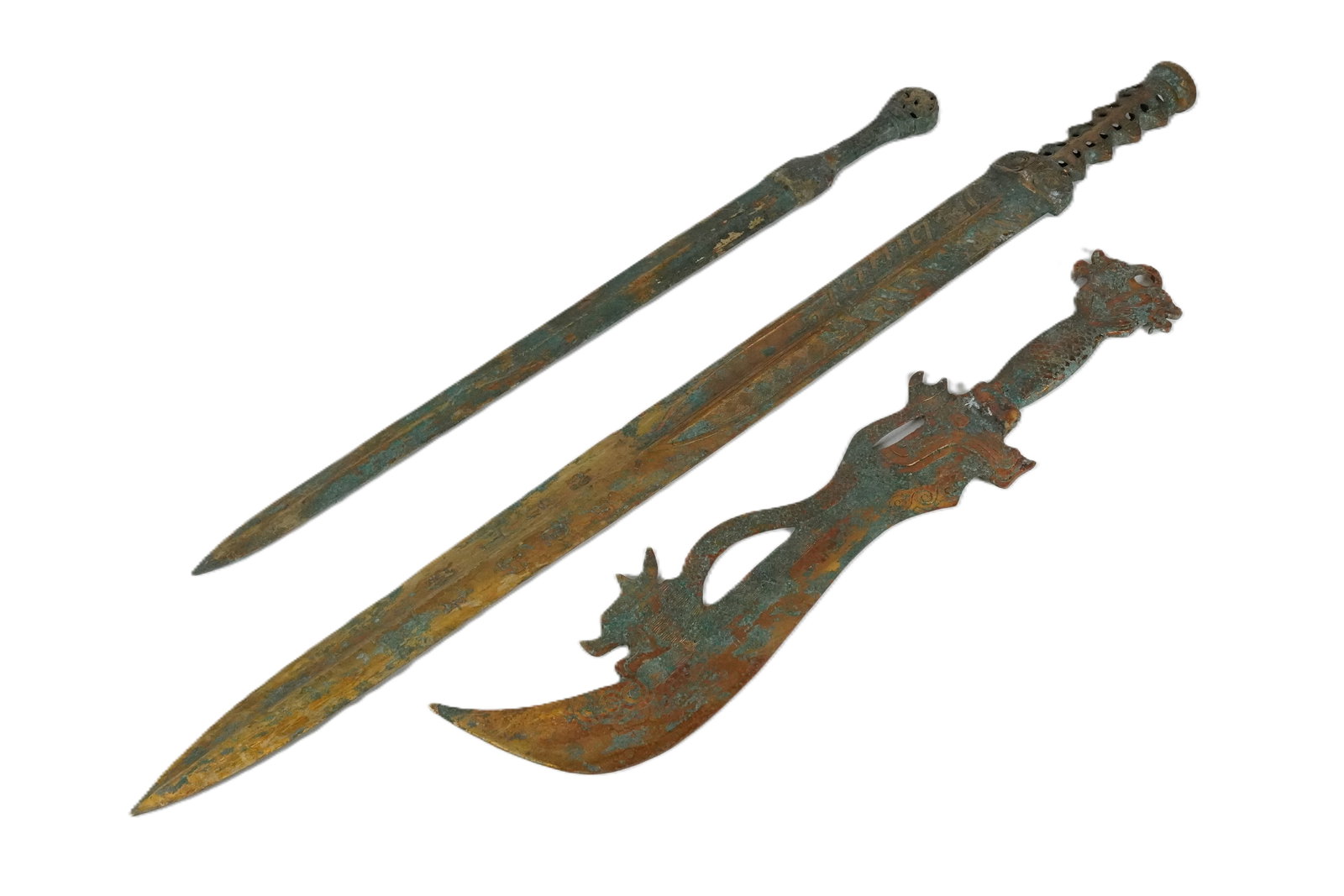 Lots Chinese bronze sword (1 of 7)